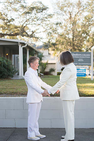 Leah Langley Photography - orlando wedding photographer - quaker wedding - LGBTQ wedding - Orlando LGBTQ wedding photography - Orlando Quaker Meeting- two brides